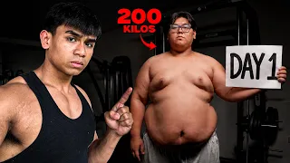 Transforming a 200KG Man in 6 Month - He Wins ₱100,000 If He Loses 100 LBS