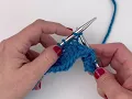 SSK knitting decrease tutorial for slip slip knit