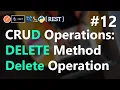HTTP DELETE Method CRUD Operations REST API with Python Flask
