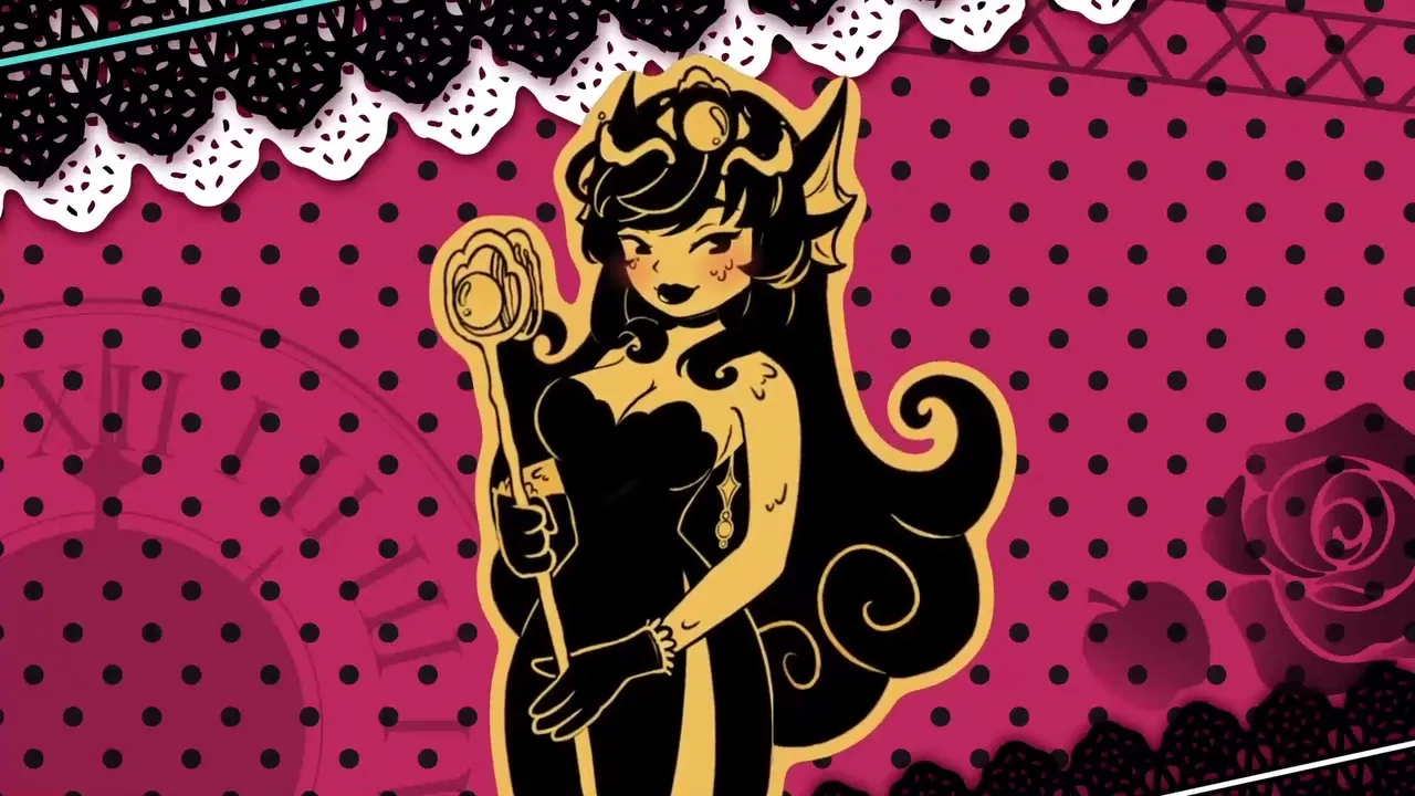 【Live2D Showcase】Old Cartoon Style Siren Rose Model!