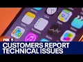 AT T customers report technical issues