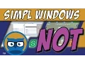 Crestron SIMPL Windows NOT Symbol