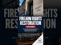 DOJ Creates New Firearm Rights Restoration Process