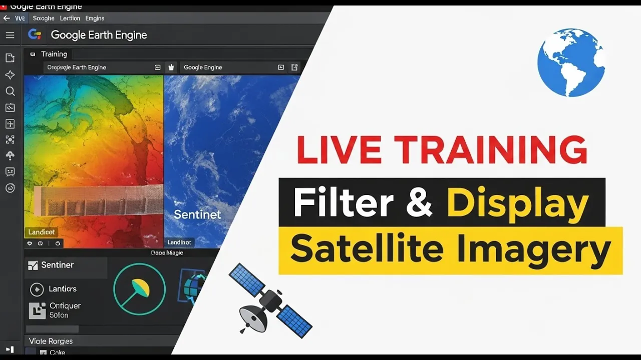 Google Earth Engine Tutorial: How to Filter and Display Satellite Imagery in Google Earth Engine