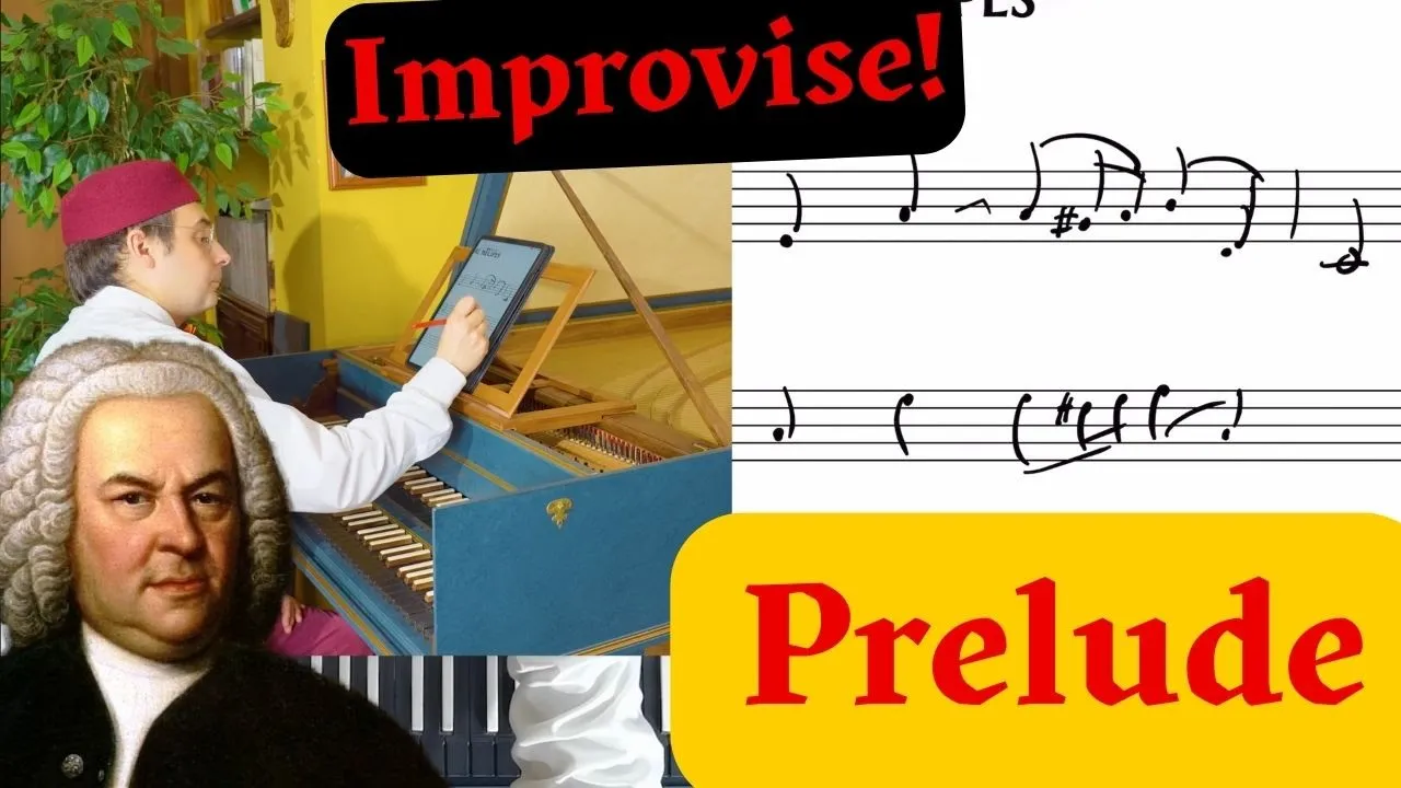 Baroque Style Improvisation - Prelude in A Minor! #counterpoint #improvisation