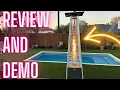 EAST OAK Pyramid Patio Heater 48 000 BTU Outdoor Patio Heater FULL REVIEW