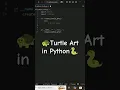 create turtle art in