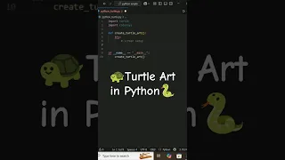 create turtle art in