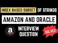 How to Extract First N Characters from String - Amazon Interview