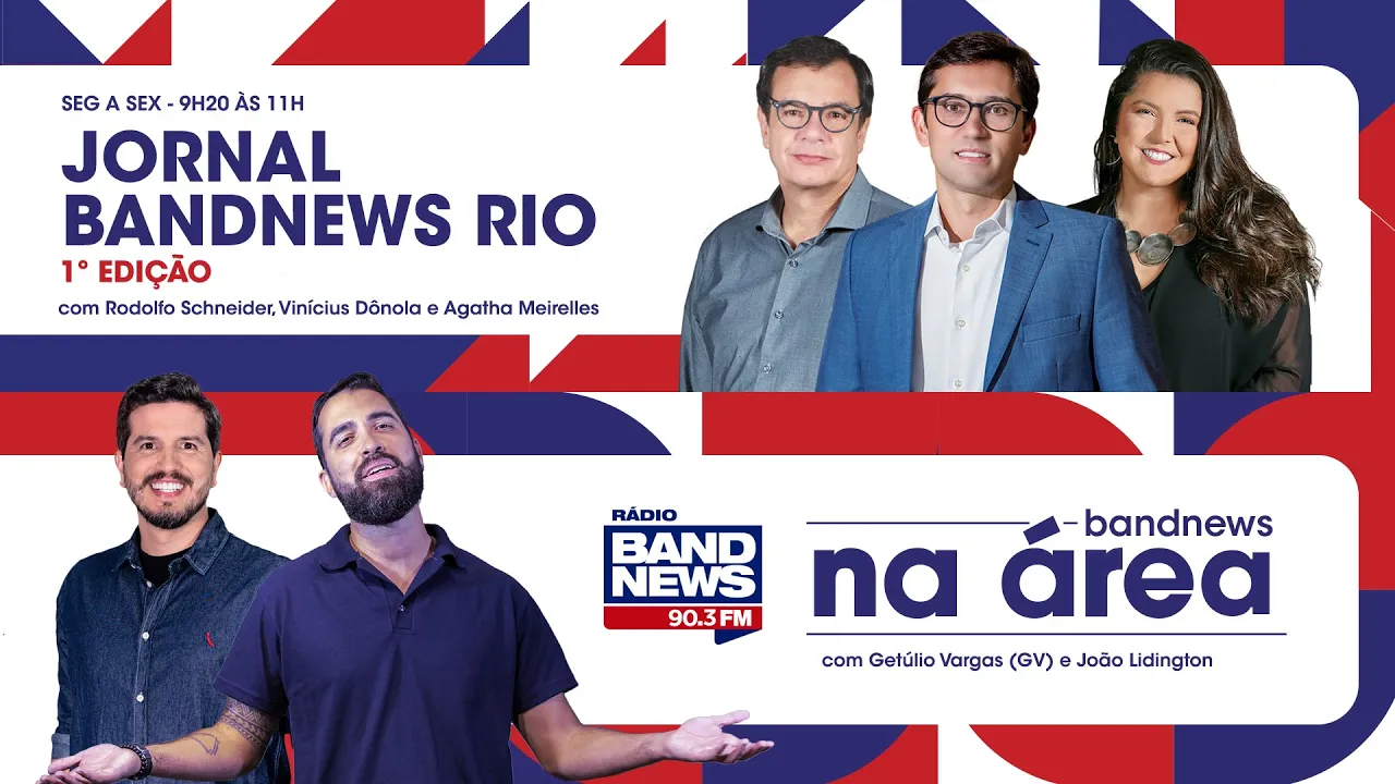 | AO VIVO | Jornal BandNews Rio - 1ª Edição e BandNews Na Área (18/07/23)