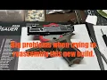 PSA Dagger Compact FDE 9mm pistol - slide reassembly overview only to find major problems with frame