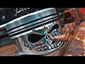 Piston skull carving see how I make my piston skulls