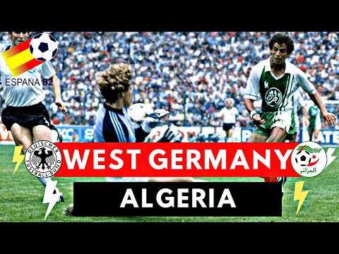 West Germany vs Algeria 1-2 All Goals & Highlights ( 1982 World Cup )