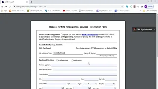REQUEST FOR FINGERPRINTING SERVICES IDENTIGO