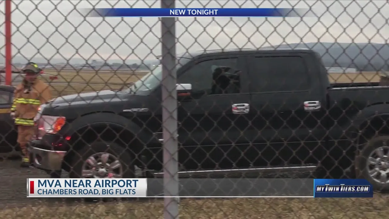 United leaving the Elmira Corning Regional Airport