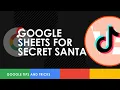 How to use Google Sheets for Secret Santa