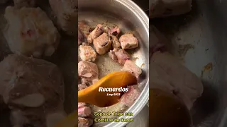 Sopa y guiso de trigo 