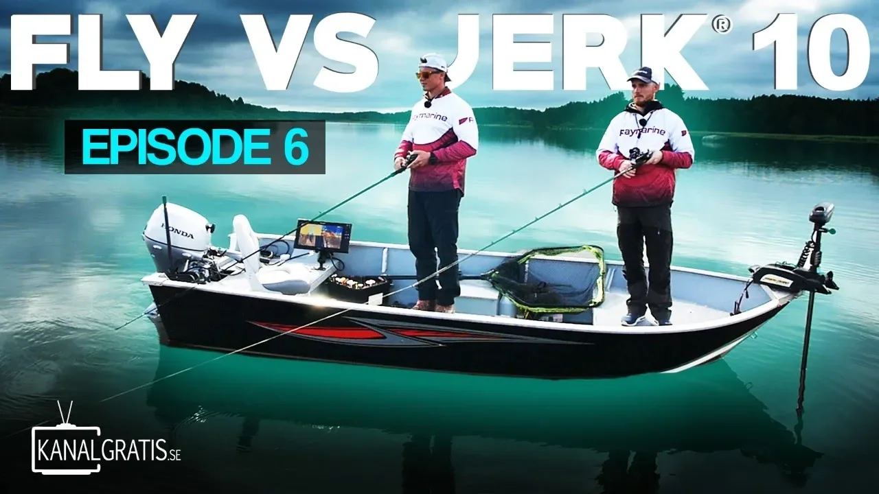 video Fly vs Jerk 10 - Reality pike fishing competition