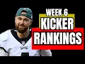 Ranking ALL 30 Kickers for Week 6 Fantasy Football