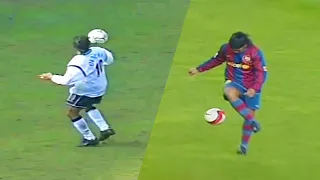 ronaldinho vs jay jay okocha battle of skills