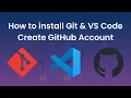 How to install Git VS Code and Create GitHub Account