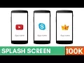 How to Create Welcome Screen Splash Screen in Android Studio