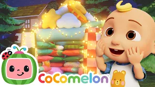 JJ Builds a Pillow Fort 👷 | CoComelon Songs for Kids