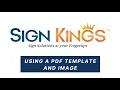 Using A Template Image