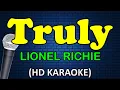 Download Lagu TRULY - Lionel Richie (HD Karaoke)