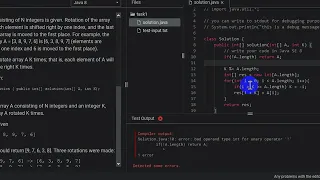 Codility Lesson 2 Arrays CyclicRotation