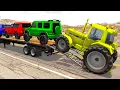 Download Lagu TRANSPORTING PIXAR CARS \u0026 FRUITS WITH COLORED \u0026 JOHN DEERE vs CLAAS vs TRACTORS - BeamNG.drive #962