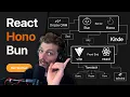 The React Bun Hono Tutorial 2024 - Drizzle Kinde Tanstack Tailwind TypeScript RPC more