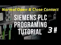 PLC Tutorial for beginners Part Normal Open Close push button TIA PORTAL