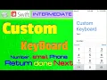 IOS Swift Tutorial Part 2 Custom Keyboard Next button - UITextField programmatically