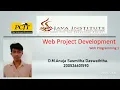 Programme the user Sign In process Web Project Task 03 1st Year Java Institute