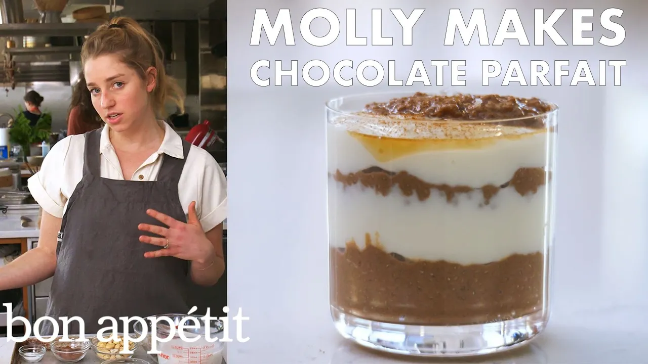 Molly Makes Dark Chocolate Chia Parfait   From the Test Kitchen & Healthyish   Bon Apptit