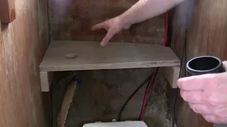 Very Nearly About Sailing May 2022 – The DIY Holding Tank continues. This must be episode 6 or 7 ?