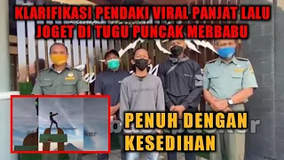  klarifikasi pendaki viral joget tiktok panjat tugu triangulasi puncak gunung merbabu