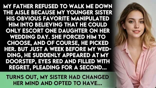 My Dad Chose My Sister Over Me… Then She REPLACED Him Right Before Her Wedding! - Reddit Stories