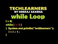 while loop java entry controlled loop