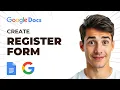 How to create online registration form using google docs Simple Approach 2026 Method