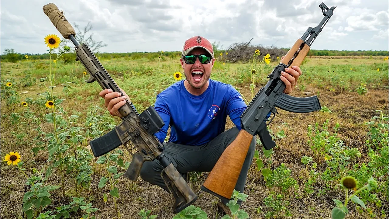 Serbian AK47 vs American AR15 (Shocked)