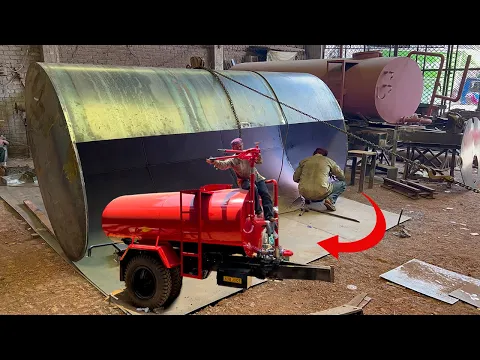 Download MP3 Amazing Process of Making A Tractor Water Tank in Factory | Manufacturing Process of Water Tank