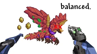 Breaking Calamity using ULTRAKILL Gun is perfectly balanced