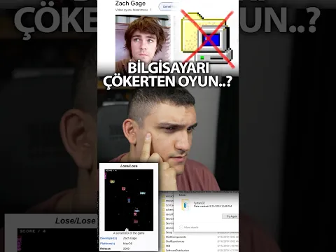 BU OYUN DOSYALARINIZI SİLİYOR..?
