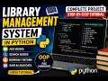 Python Library Management System in Python Complete OOP Project with File Handling Urdu