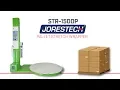 PALLET STRETCH WRAPPER Automatic Turntable Pallet Stretch Wrapper STR-1500P by JORESTECH