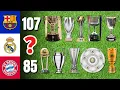 Download Lagu Real Madrid vs Barcelona vs Bayern Munich 🏆 Who Has More Trophies?