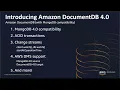 Amazon DocumentDB now with MongoDB 4 0 compatibility transactions