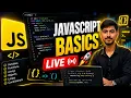 JavaScript Basics LIVE Learn JavaScript from Scratch Variables Functions Arrays